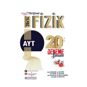 Orijinal Mikro AYT Fizik 20'li Deneme Sınavı Orijinal Yayınları
