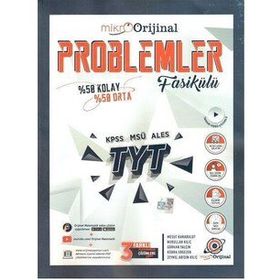 Orijinal Mikro TYT Problemler Fasikülü Soru Bankası