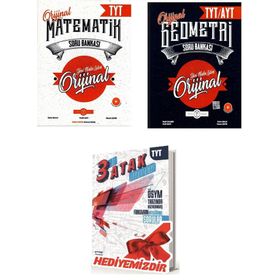 Orijinal Tyt-Ayt Geometri Tyt Matematik Soru Bankası Seti 2 kitap - Kolektif