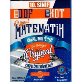 Orijinal Yayınları 10. Sınıf Matematik ODF KDT Ders Föyleri Konu Değerlendirme Testleri