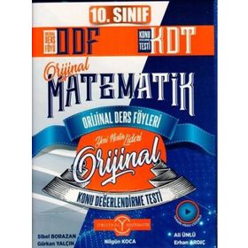 Orijinal Yayınları 10. Sınıf Matematik Orjinal Ders Foyu ve Konu Değerlendirme Testi Seti