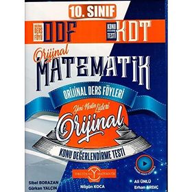 Orijinal Yayınları 10. Sınıf Matematik Orjinal Ders Foyu ve Konu Değerlendirme Testi Seti