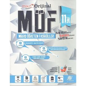 Orijinal Yayınları 11. Sınıf Matematik MÖF Mikro Öğreten Fasiküller