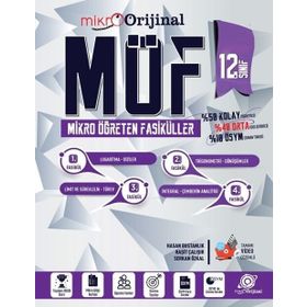 Orijinal Yayınları 12. Sınıf Matematik MÖF Mikro Öğreten Fasiküller