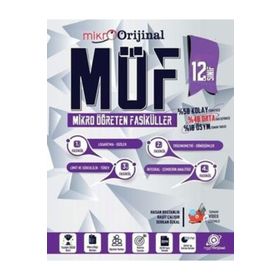 Orijinal Yayınları 12. Sınıf Matematik MÖF Mikro Öğreten Fasiküller
