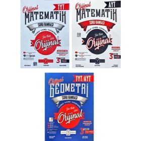 Orijinal Yayınları 2023 Matematik Geometri 3'lü Set