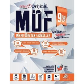 Orijinal Yayınları 9. Sınıf 2025 Matematik Möf Mikro Öğreten Fasiküller