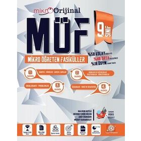 Orijinal Yayınları 9. Sınıf Matematik MÖF Mikro Öğreten Fasiküller