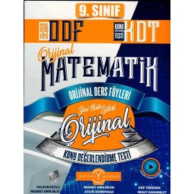 Orijinal Yayınları 9. Sınıf Matematik Orjinal Ders Foyu ve Konu Değerlendirme Testi Seti