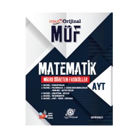 Orijinal Yayınları AYT Matematik MÖF Mikro Öğreten Fasiküller