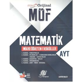 Orijinal Yayınları AYT Matematik MÖF Mikro Öğreten Fasiküller