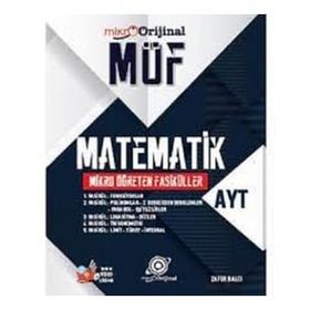 Orijinal Yayınları AYT Matematik MÖF Mikro Öğreten Fasiküller