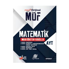 Orijinal Yayınları AYT Matematik MÖF Mikro Öğreten Fasiküller