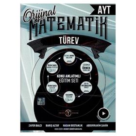 Orijinal Yayınları AYT Matematik Türev Konu Anlatımlı Eğitim Seti