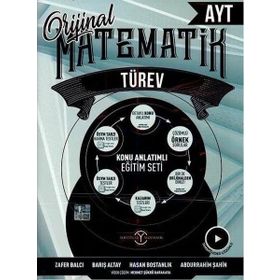 Orijinal Yayınları AYT Matematik Türev Konu Anlatımlı Eğitim Seti