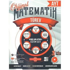 Orijinal Yayınları AYT Matematik Türev Konu Anlatımlı Eğitim Seti