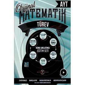 Orijinal Yayınları AYT Matematik Türev Konu Anlatımlı