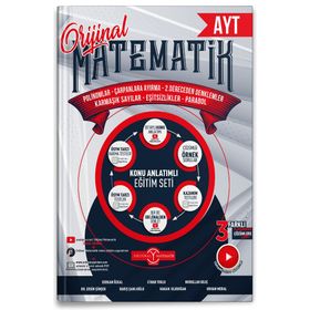 Orijinal Yayınları AYT Polinom Çarpanlara Ayırma 2. Dereceden Denklemler Karmaşık Sayılar Eşitsizlik Parabol Konu Anlatım