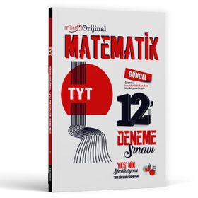 Orijinal Yayınları - Mikro TYT Matematik 12 Deneme