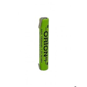Orion 1.2V 1000 mAh İnce Kalem AAA 2 Adet Şarjlı Traş Makinası Pili