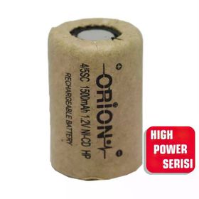 Orion 1.2V NI-CD 4/5SC 1500 mAh HP Şarj Edilebilir Pil
