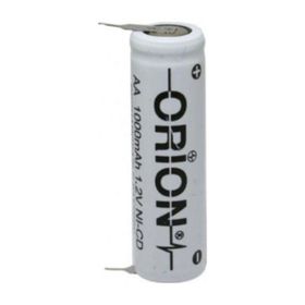 Orion 1.2V NI-CD AA 1000 mAh 2 Ayaklı Şarj Edilebilir Kalem Pil