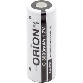 Orion 1.2V NI-CD C Orta Boy 3000 mAh 2 Adet Şarj Edilebilir Başsız Pil