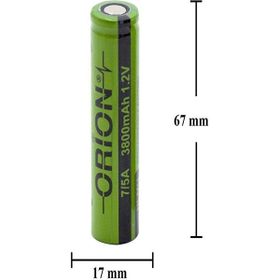 Orion 1.2V NI-MH 7/5A 3800 mAh Şarj Edilebilir Pil