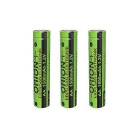 Orion 1.2V NI-MH AA 1500 mAh 3 Adet Şarj Edilebilir Başlıksız Kalem Pil