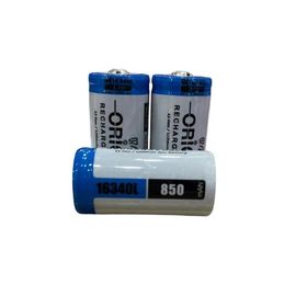 Orion 16340 850 mAh 3.7V Li-Ion Başlı Şarj Edilebilir Pil