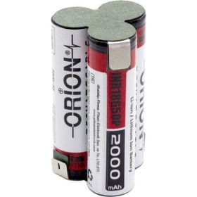 Orion 18650 11.1V 2000 mAh Li-Ion Şarjlı Beyaz Üçgen Matkap Pili