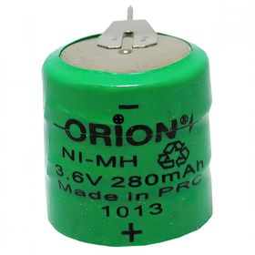 Orion 3.6V 280 mAh Ni-Mh 3 Bacaklı Şarj Edilebilir Buton Pil