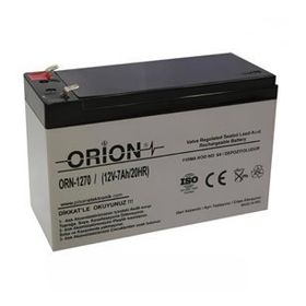 Orion ORN1270 12V 7Ah Bakımsız Kuru Akü T2 Soket