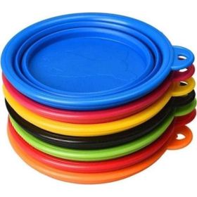 Oripet 350 ml Katlanabilir Seyahat Silikon Köpek Mama Kabı