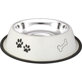 Oripet Pati Kemik Desenli 24 Oz Çelik Kedi Ve Köpek Mama Kabı