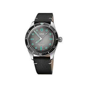 Oris 01 733 7707 4053-07 5 20 89 Divers Sixty Five Siyah Deri Erkek Kol Saati