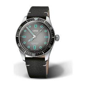 Oris 01 733 7707 4053-07 5 20 89 Divers Sixty Five Siyah Deri Erkek Kol Saati