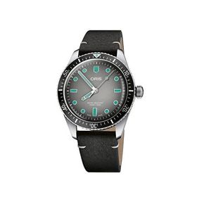 Oris 01 733 7707 4053-07 5 20 89 Divers Sixty Five Siyah Deri Erkek Kol Saati