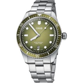 Oris 01 733 7707 4057-07 8 20 18 Divers Sixty Five Date Gri Çelik Erkek Kol Saati
