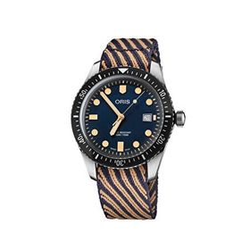 Oris 01 733 7720 4035-07 5 21 13 Divers Sixty Five Mavi Erkek Kol Saati