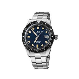 Oris 01 733 7720 4055-07 8 21 18 Divers Sixty Five Gri Çelik Erkek Kol Saati