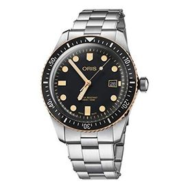 Oris 01 733 7720 4354-07 8 21 18 Divers Sixty Five Gri Çelik Erkek Kol Saati