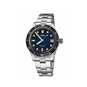 Oris 01 733 7747 4055-07 8 17 18 Divers Sixty Five Gri Çelik Erkek Kol Saati