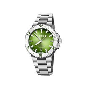 Oris 01 733 7787 4137-07 8 22 Aquis Date Taste Of Summer Gri Çelik Erkek Kol Saati