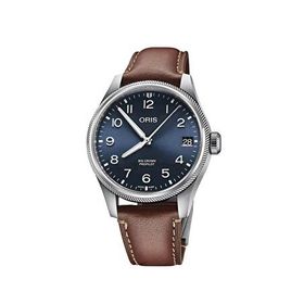 Oris 01 752 7760 4065-07 5 22 07LC Big Crown Propilot Kahverengi Deri Erkek Kol Saati