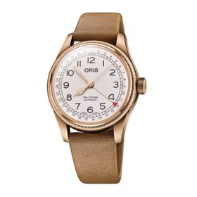 Oris 01 754 7741 3161-SET Father Time Limited Edition Kahverengi Deri Erkek Kol Saati