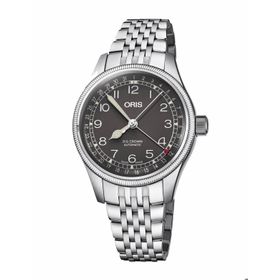 Oris 01 754 7749 4064-07 8 17 22 Big Crown Pointer Date Gri Çelik Erkek Kol Saati