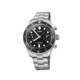 Oris 01 771 7791 4054-07 8 20 18 Divers Sixty Five Gri Çelik Erkek Kol Saati
