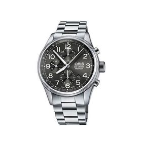 Oris 01 774 7699 4063-07 8 22 19 Big Crown Propilot Chronograph Gri Çelik Erkek Kol Saati