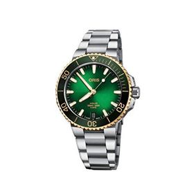 Oris 400 01 400 7769 6357-07 8 22 09PEB Aquis Date Calibre Gri Çelik Erkek Kol Saati